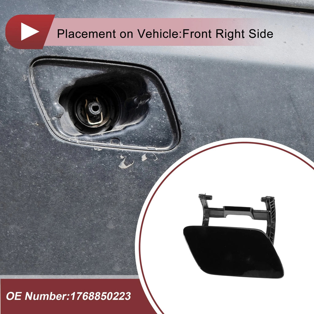 Front Right Bumper Trim Nozzle Cover Replacement for Mercedes-Benz W176 (2012–2018)