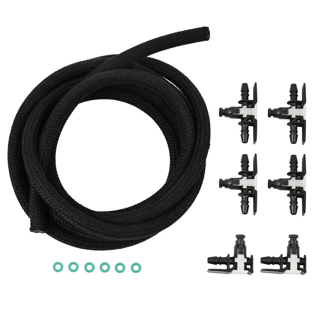 Fuel Injector Line Fitting Hose Kit for Dodge Ram 1500, Jeep Grand Cherokee (3.0L)