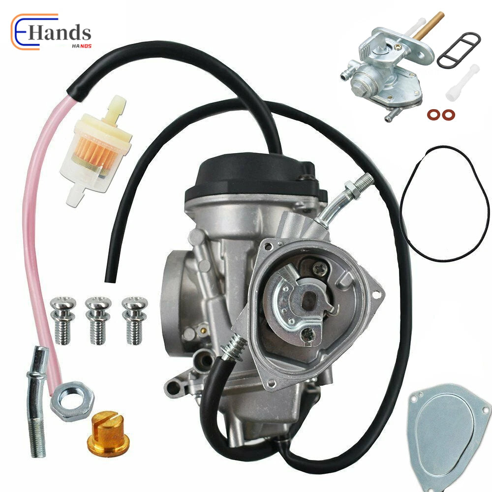 Carburetor with Fuel Petcock Valve Switch for Suzuki Quadsport Z400 (2003–2007)