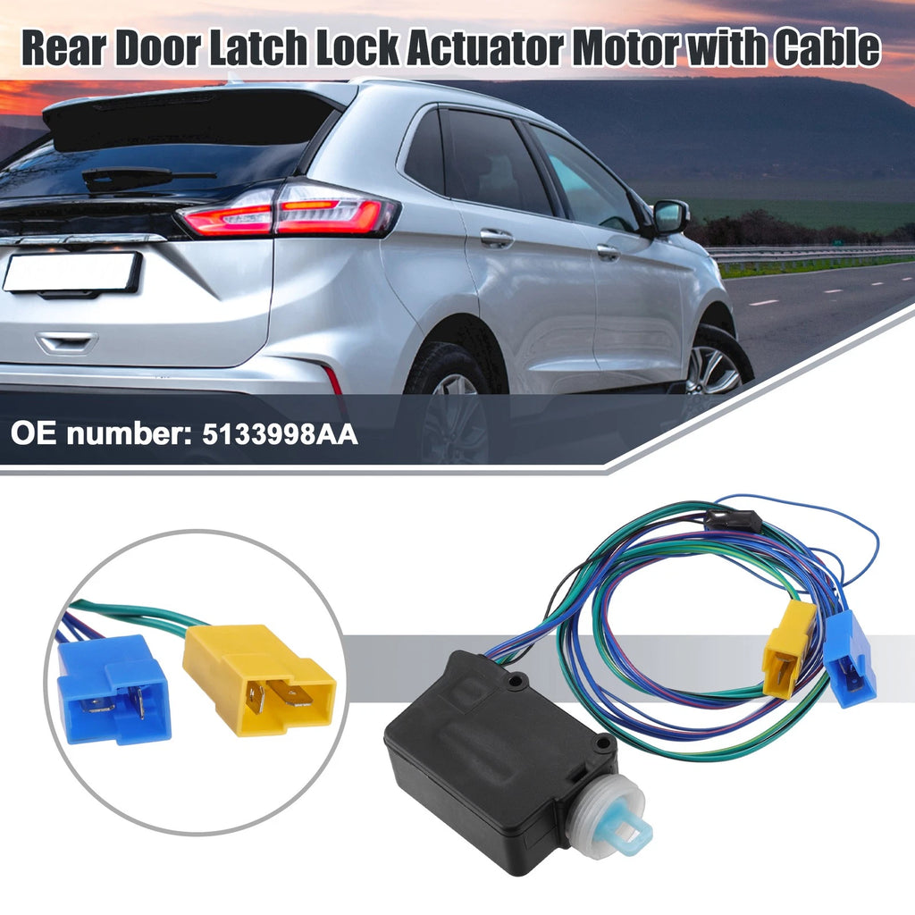 Rear Door Latch Lock Actuator Motor Replacement for Dodge Sprinter 2500 (2014–2018)