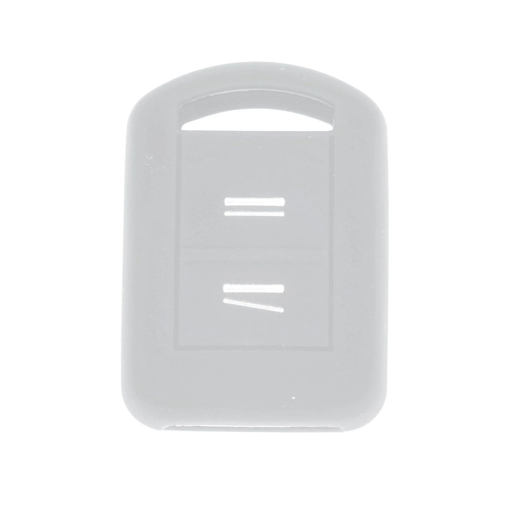 Gray Silicone Car Key Case for Opel Corsa C (2000–2006) - 2 Buttons