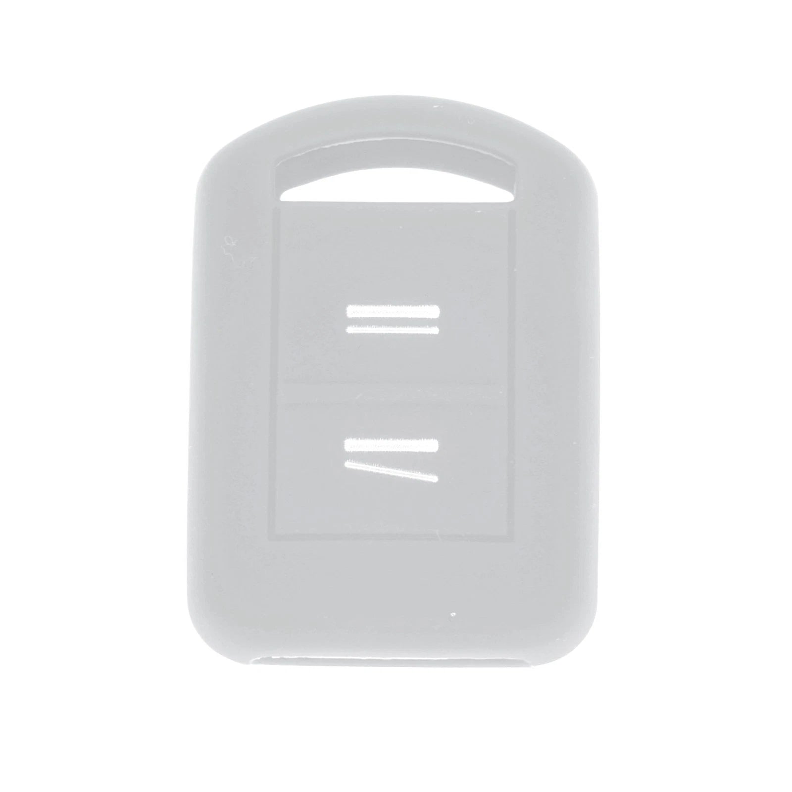 Gray Silicone Car Key Case for Opel Corsa C (2000–2006) - 2 Buttons