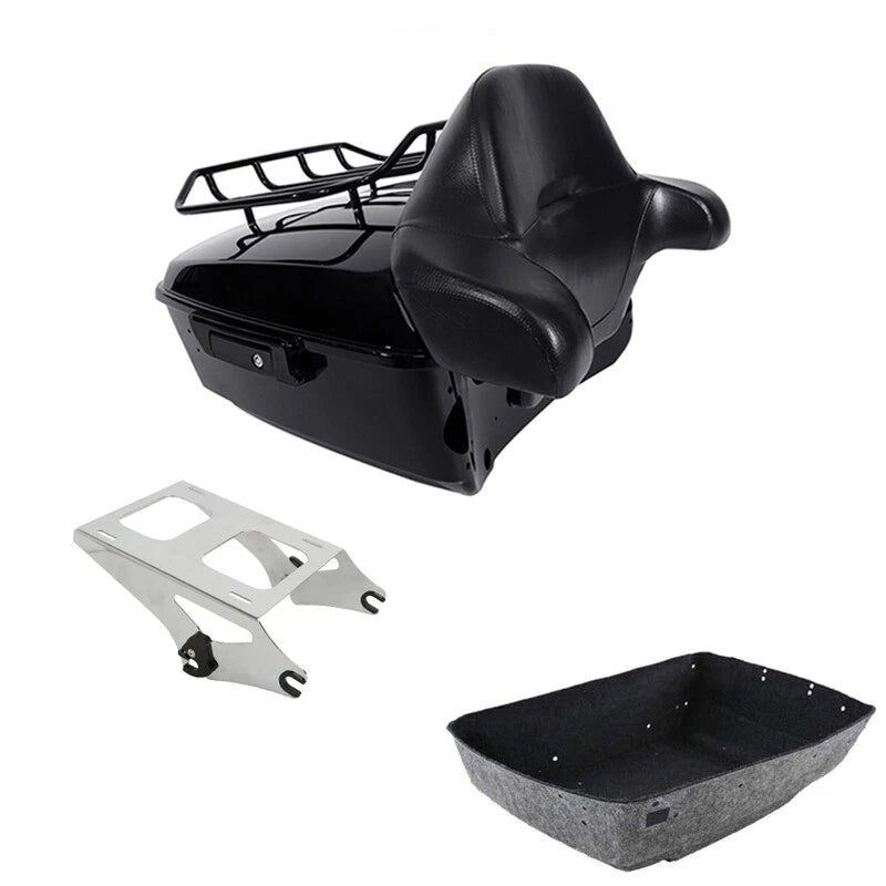 Trunk Mount Rack Backrest for Harley Touring Road Electra Glide (2014–2026)