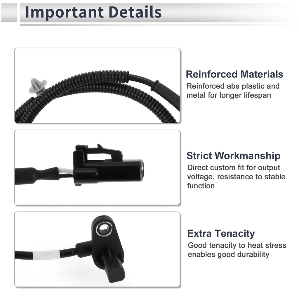 ABS Wheel Speed Sensor for Hyundai Santa Fe Front Left (2007–2009)