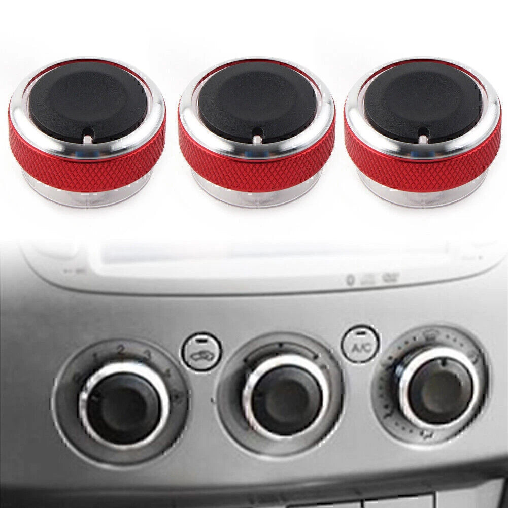 3X ABS Air Conditioner Switch Knob Button for Ford Focus MK2 MK3 (2004–2018)