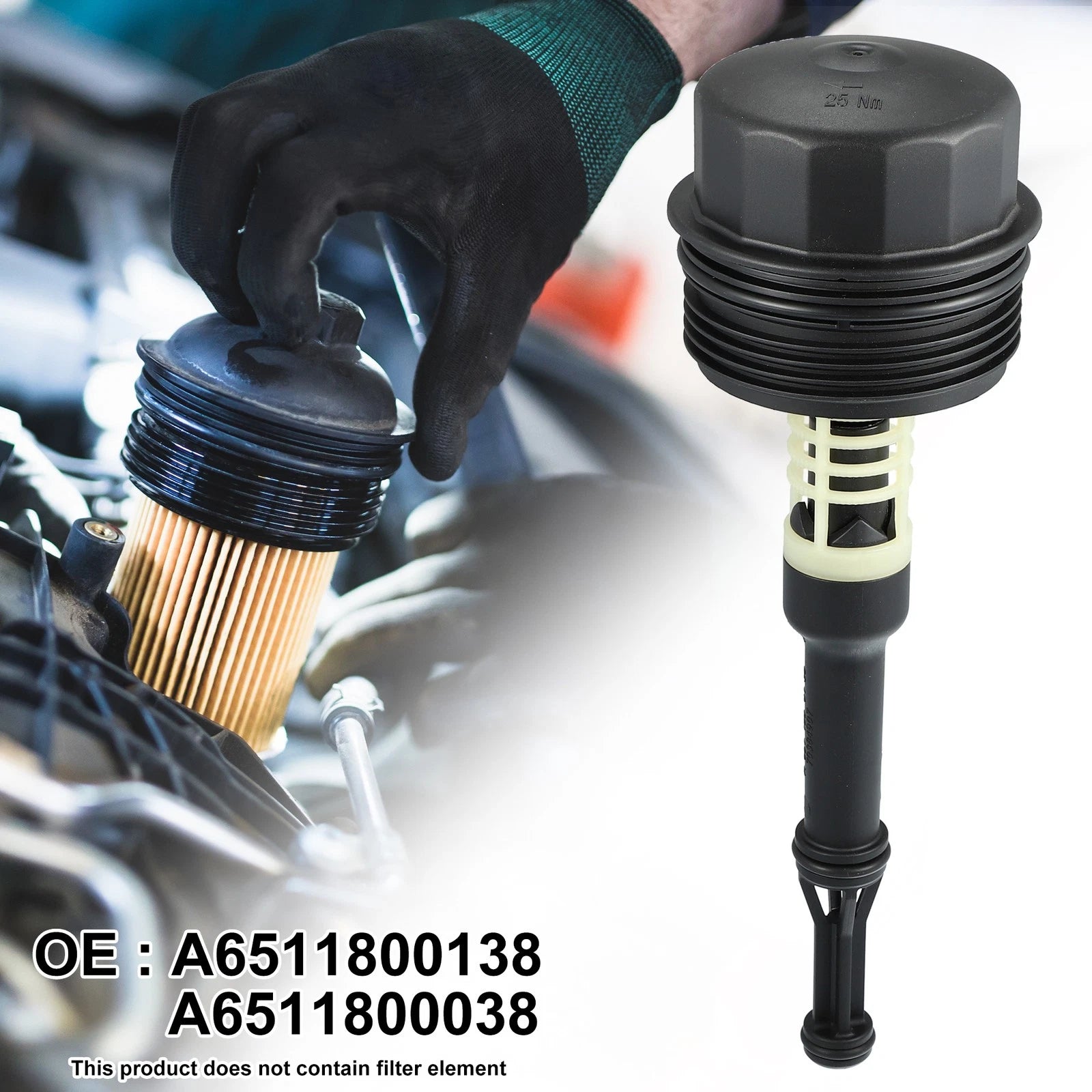 Oil Filter Cap Cover Replacement for Mercedes-Benz Sprinter E250 (2014–2018)