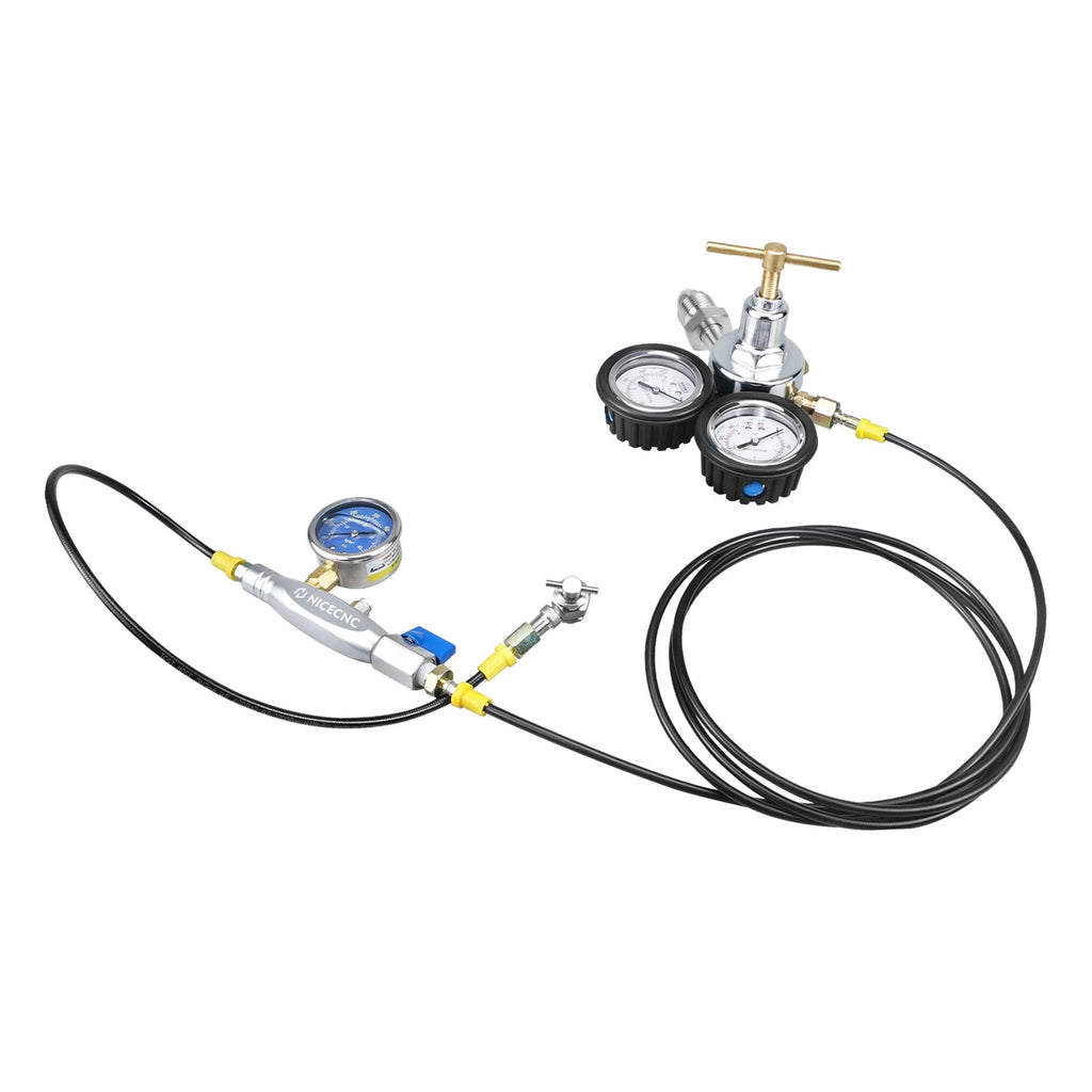 Shock Nitrogen Regulator Fill Tool for Universal Applications (Alum, Gauge)