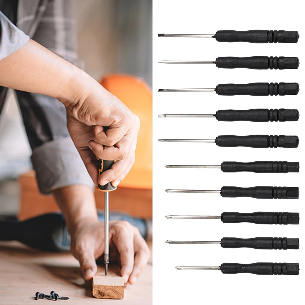 10Pcs Portable Screwdriver Set for Toys and Small Items
