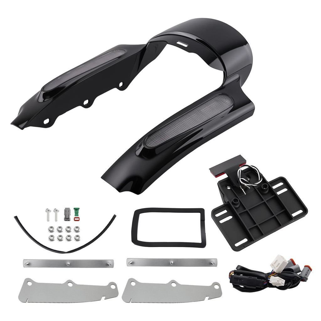 LED Rear Mud Flaps for Harley Electra Glide Standard FLHT (2009)