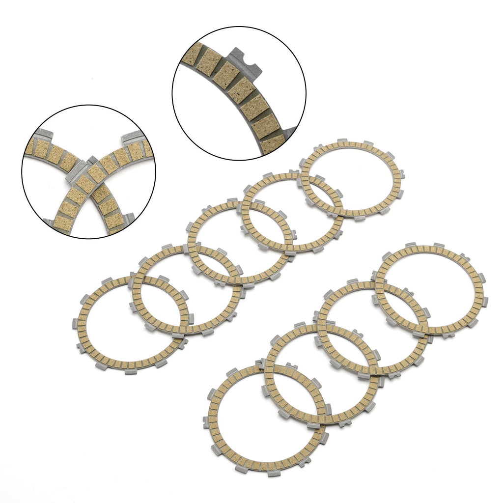 Clutch Friction Plate Kit for Kawasaki ZR900 Z900 (2017–2024) ZR1000 Z1000 (2016–2023)