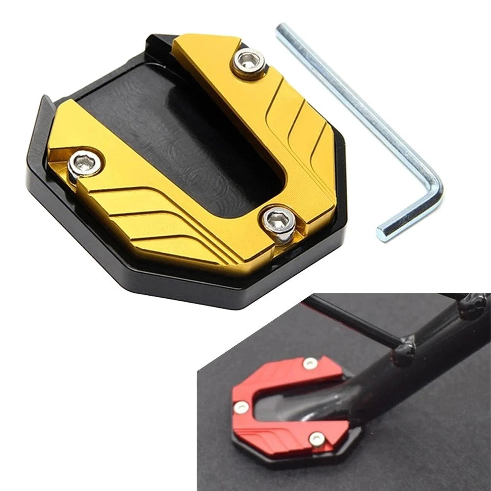 Side Stand Extension Pad for Motorcycle Bikes