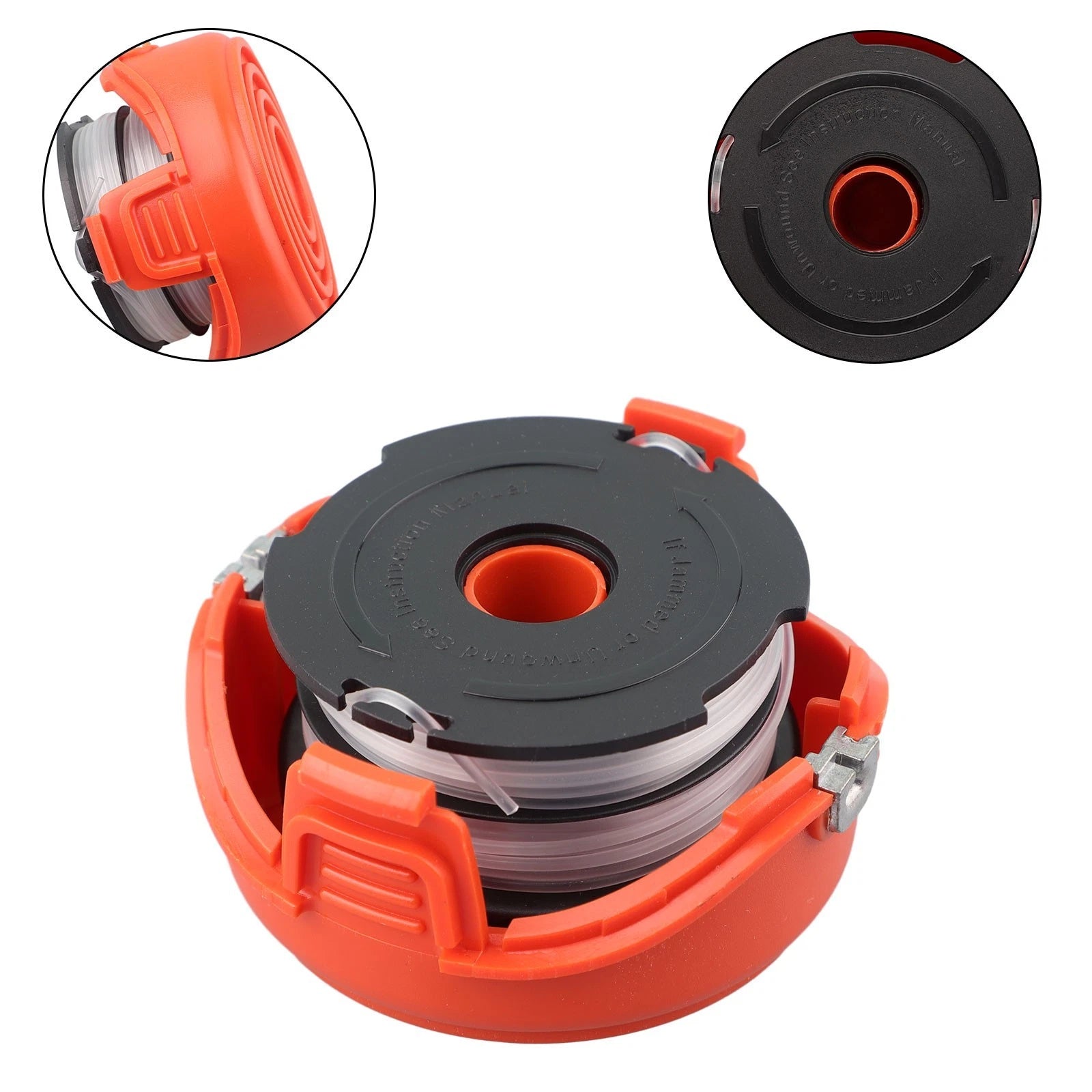 Spool Set with Cover for Black Decker Grass Trimmer (Model Specific)