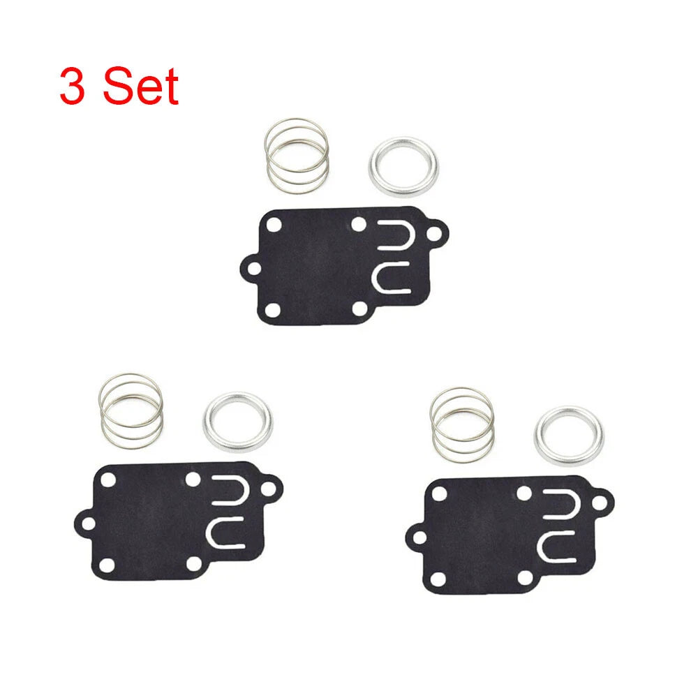 Set of 3 Carburetor Diaphragm Kit for Briggs (270026, 272538, 272538S, 272637, 4168, 5021)