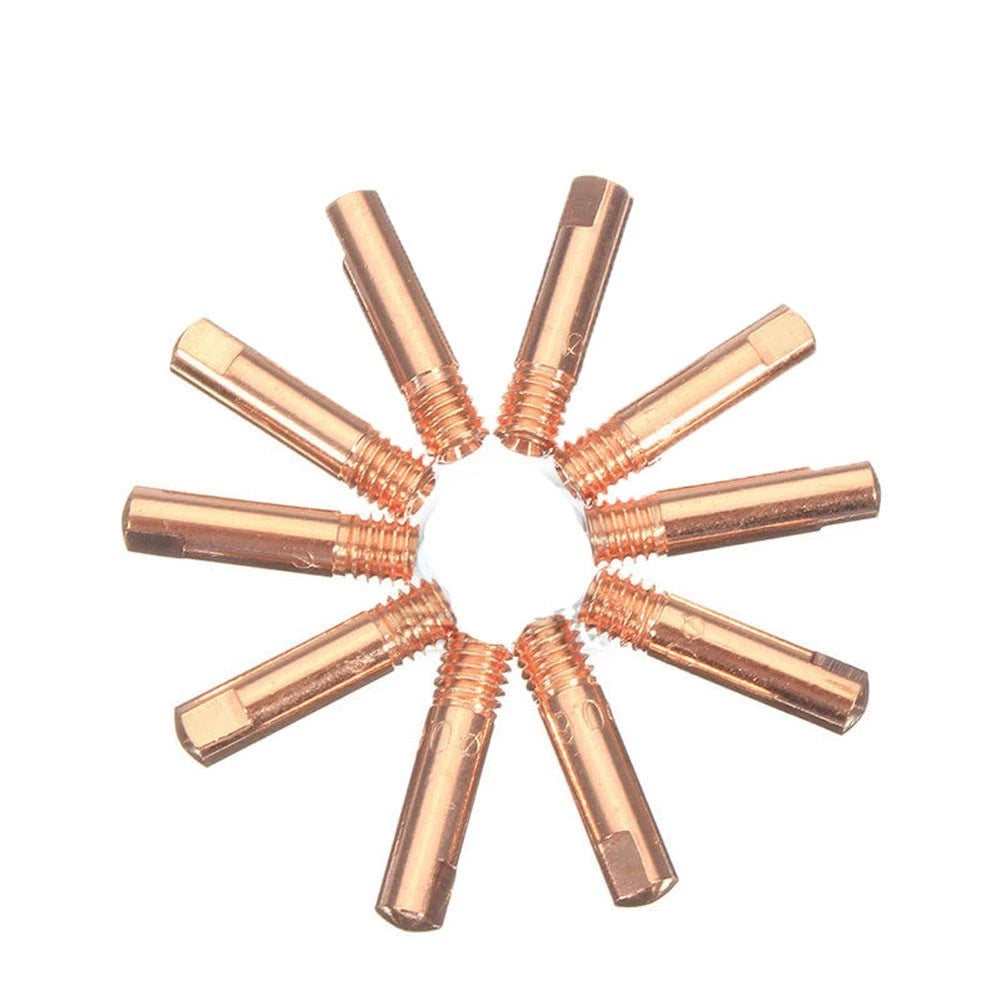 10PCS Copper Contact Tips for MB15, 15AK Torch (0.8mm)