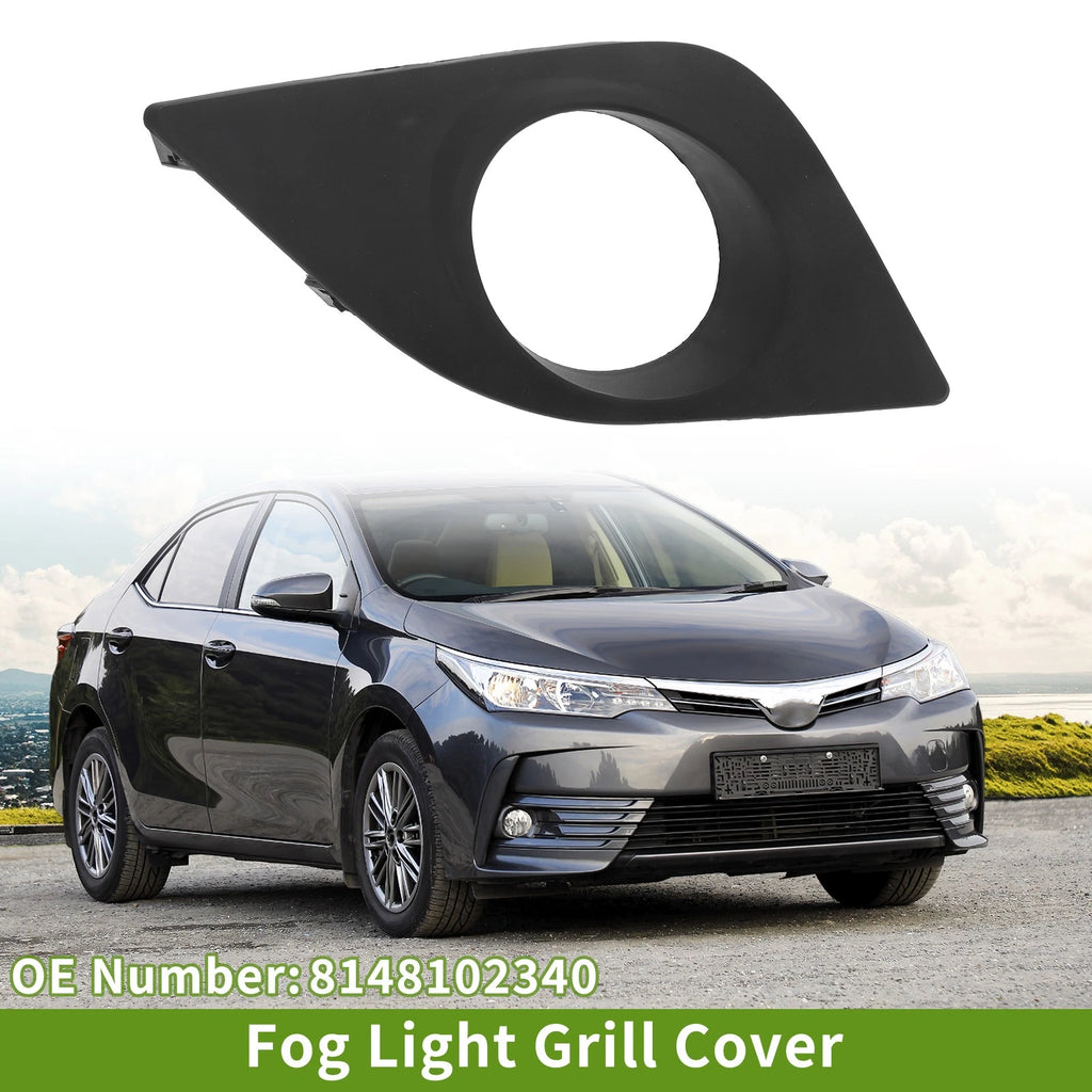 Front Right Fog Light Grill Replacement for Toyota Corolla (2014–2016)