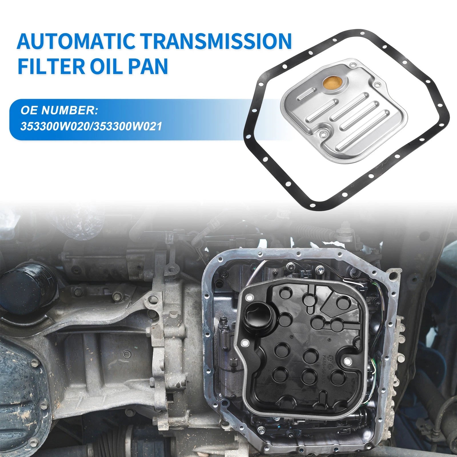 Transmission Filter Oil Pan Gasket Kit Replacement for Toyota Matrix (2003–2008)