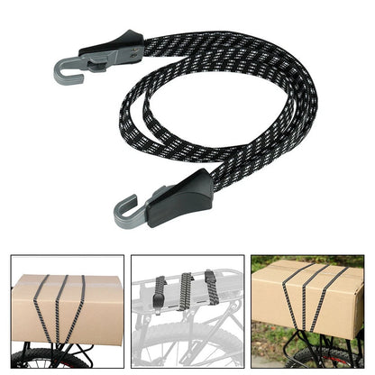 Elastic Luggage Strap with Hook for Bicycle