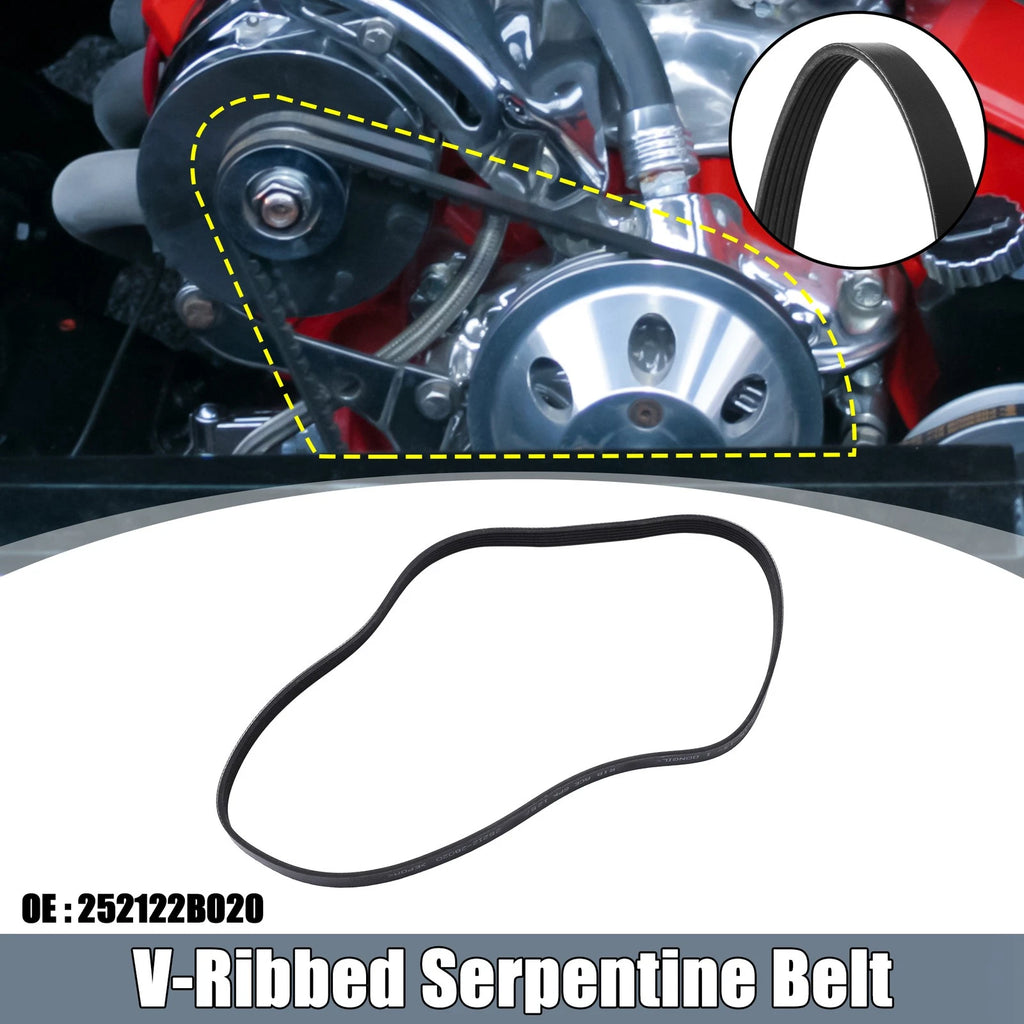 Serpentine Drive Belt Replacement for Hyundai Accent 1.6L (2012–2019)