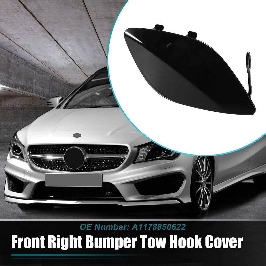 Front Bumper Tow Hook Cover Replacement for Mercedes-Benz CLA-Class (2013–2019)