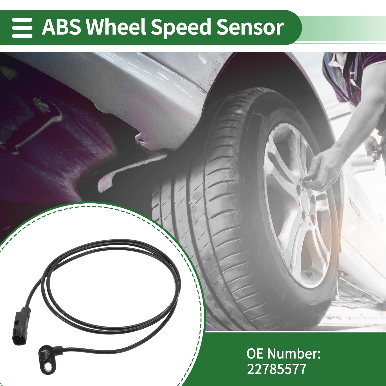 ABS Wheel Speed Sensor No. 22785577 for Opel Insignia (2008–2017) Rear Left
