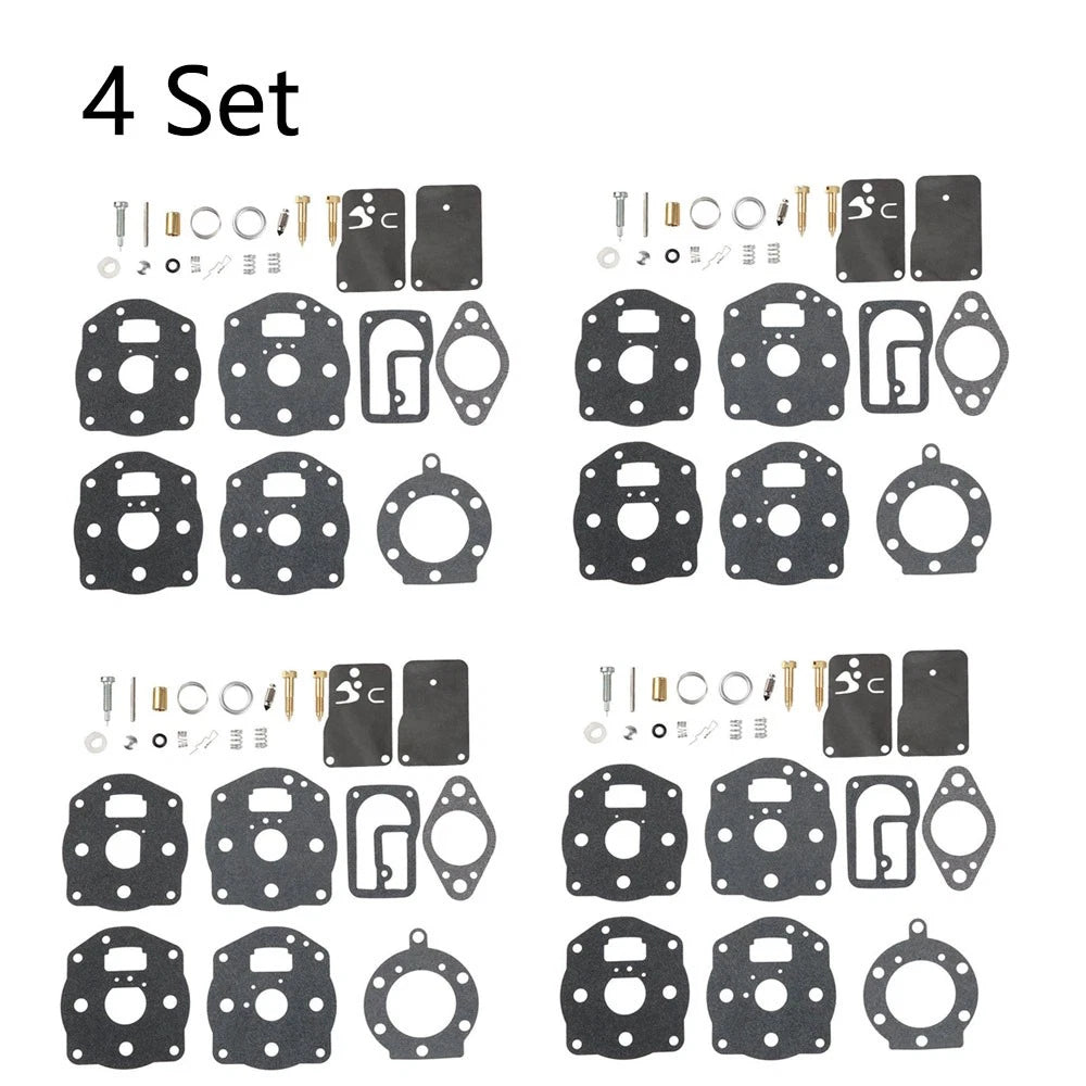 4X Carburetor Repair Kit for B&S Mower (394502, 694056, 491539, 402447, 402451)