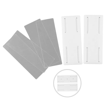 2X Wall Mount Power Strip Holder & Extension Organizer