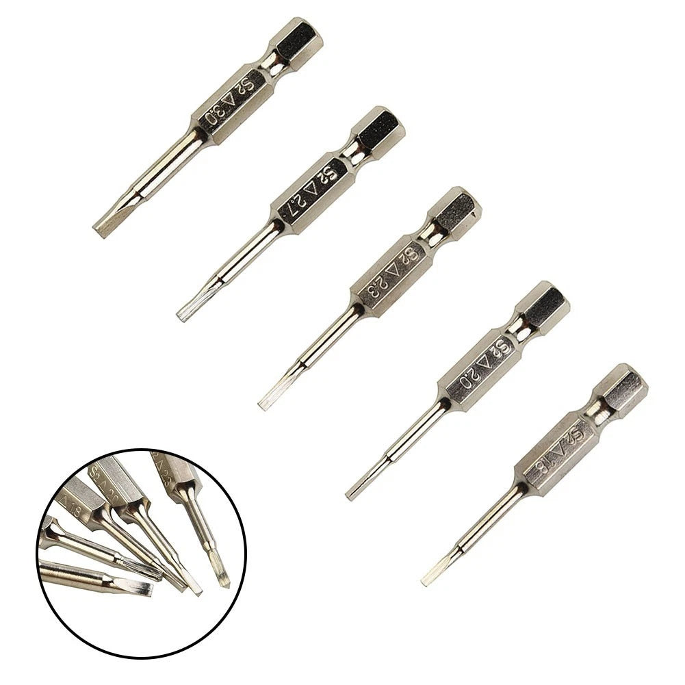 5 Pcs Magnetic Triangle Head Screwdriver Bits Set for Hex Shank (Universal)