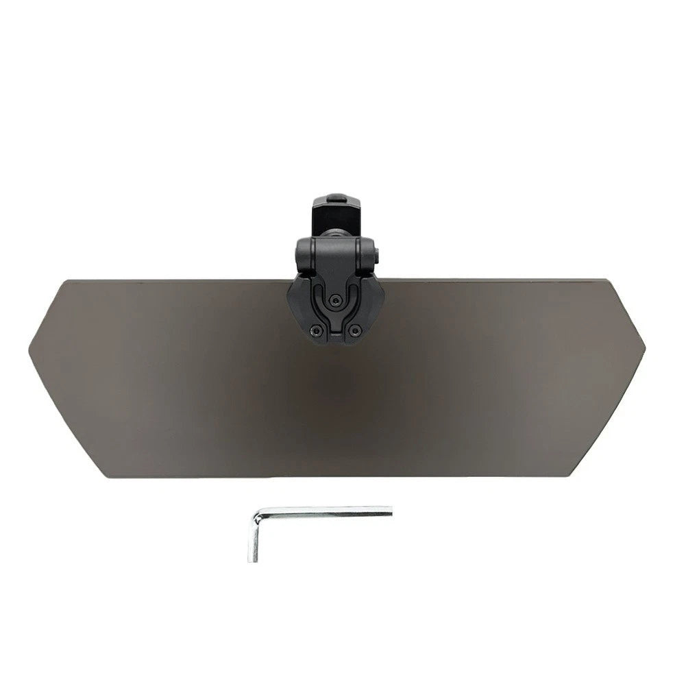 UTV Sun Visor Shade for 1.5/2 Inch Round Tube (360 Rotatable, Dark Gray)