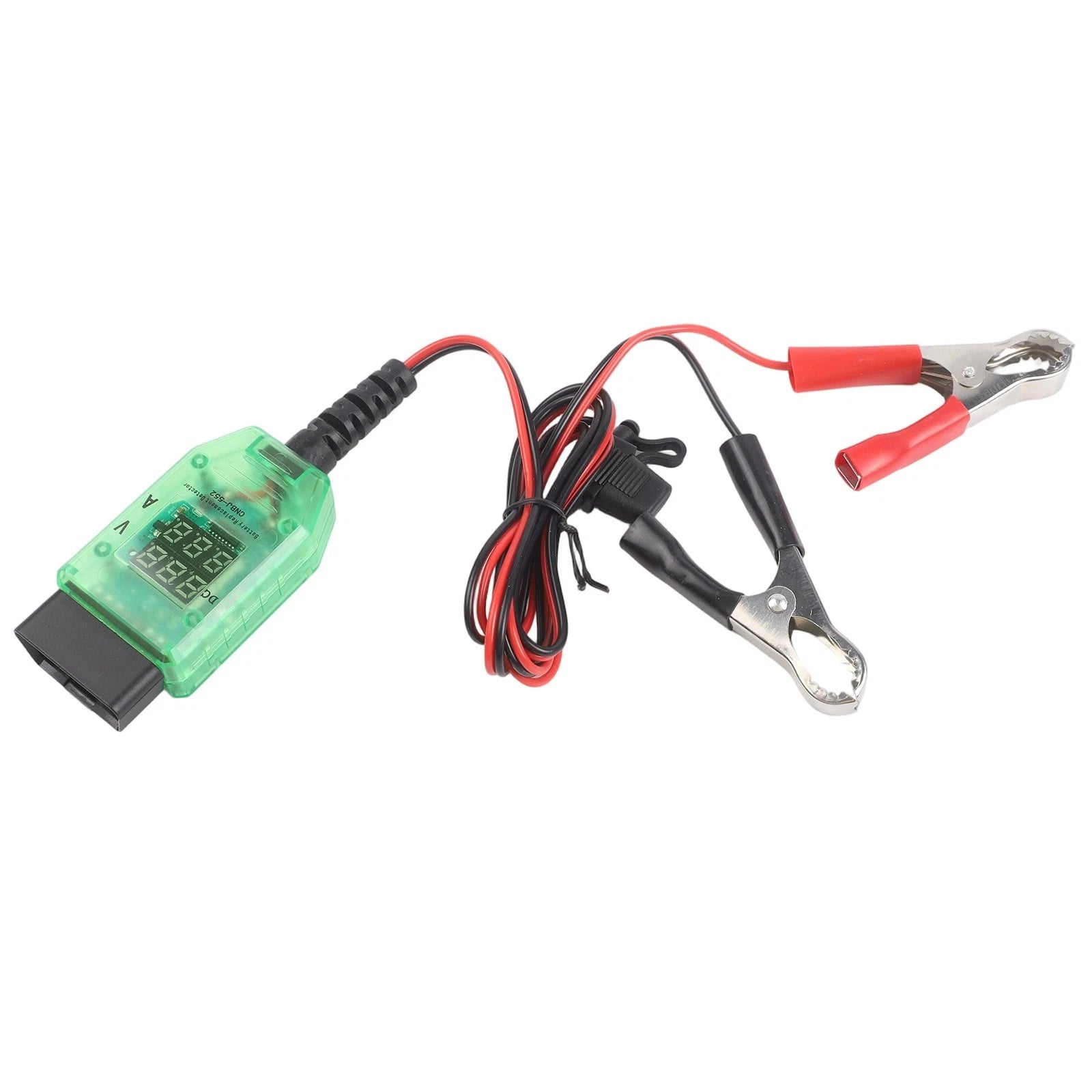 OBD Battery Memory Saver Clip with Digital Voltage Display for Universal