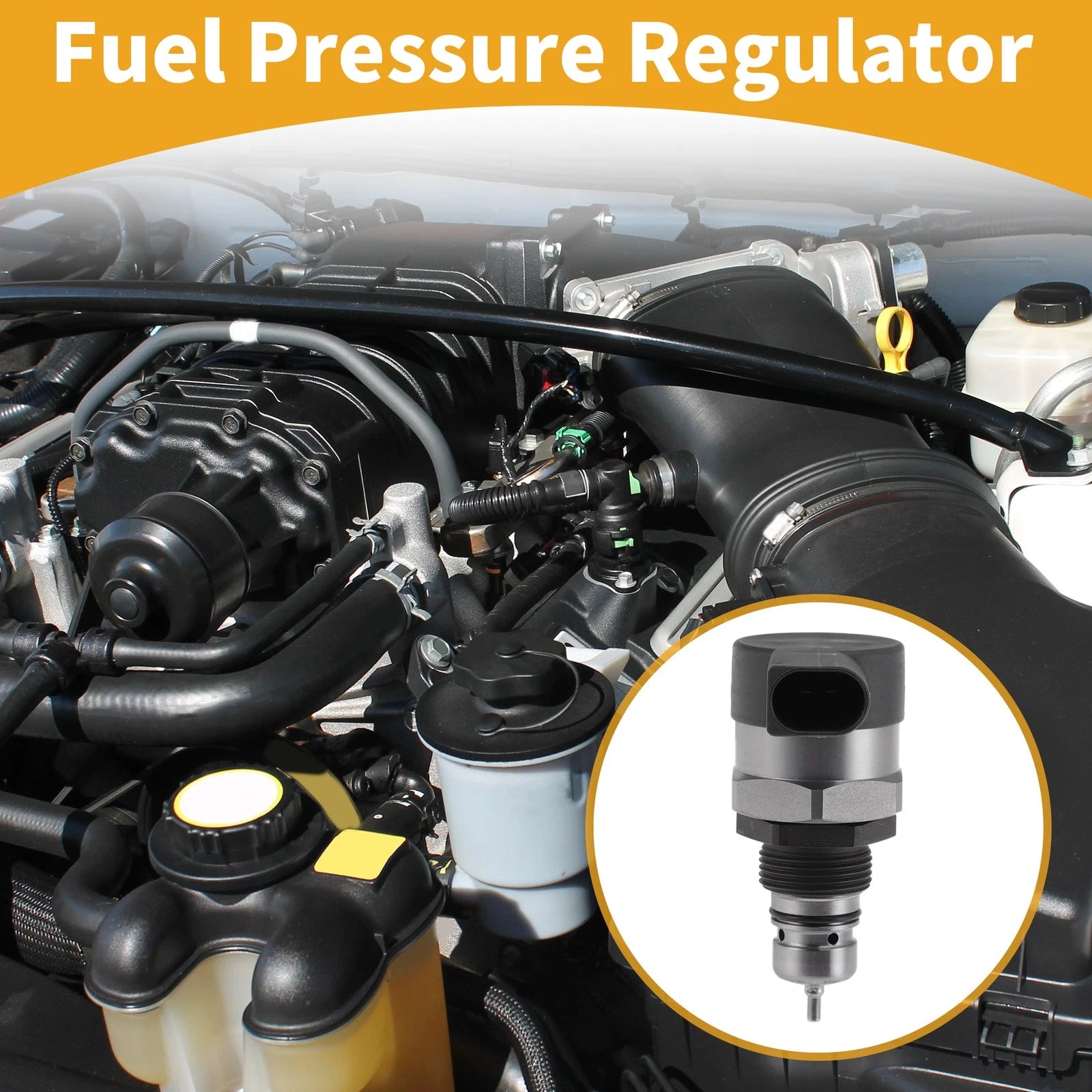 Fuel Pressure Regulator Replacement 20-70 Psi for Audi A3 2003–2020