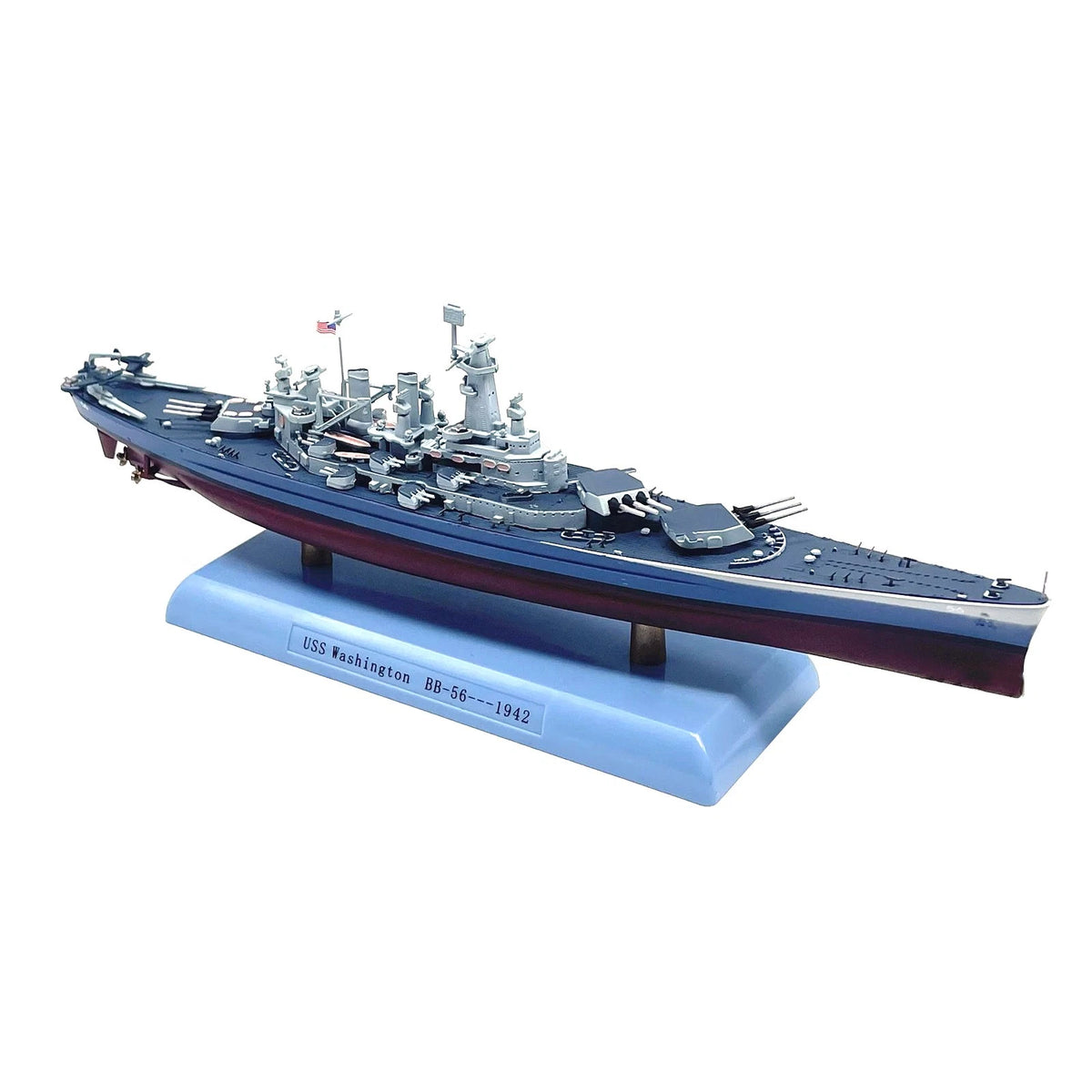 1/1000 PC+Alloy USS Washington BB-56 Battleship Model