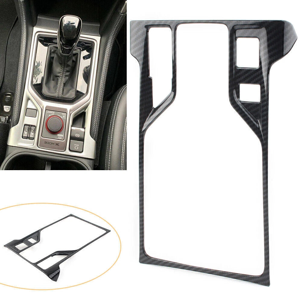 Interior Middle Gear Box Panel Cover Trim For Subaru Forester 2019-2020 ABS