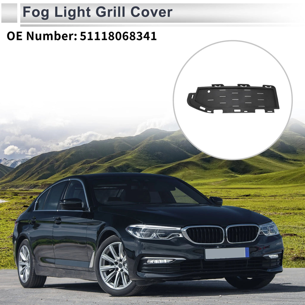 Front Left Fog Light Grill Replacement for BMW 5 Series (2018–2020)