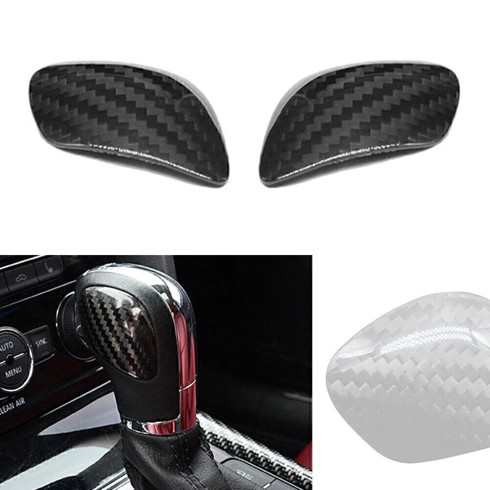 Carbon Fiber Shift Knob Badge Emblem for Volkswagen Golf MK7 (2015–2021)