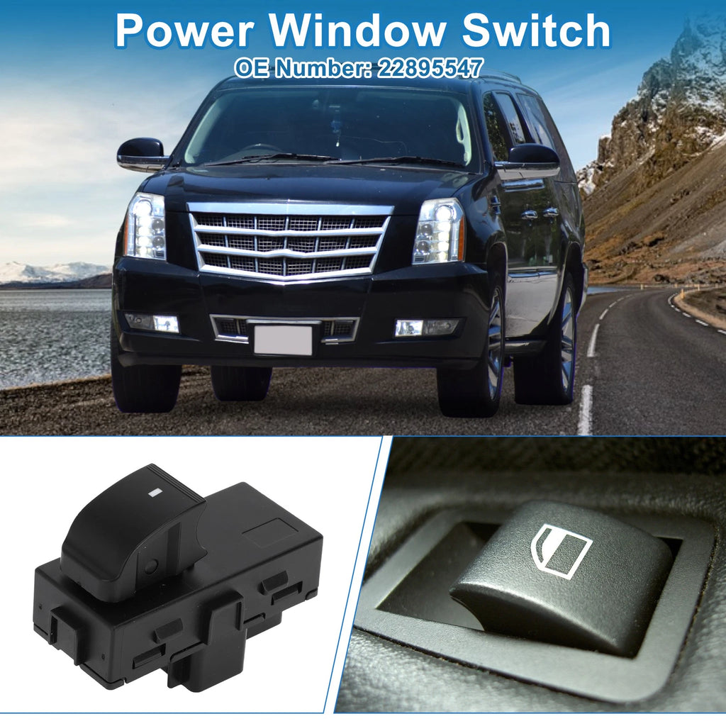 Passenger Side Power Window Switch OEM Replacement for Cadillac Escalade ESV (2007–2014)