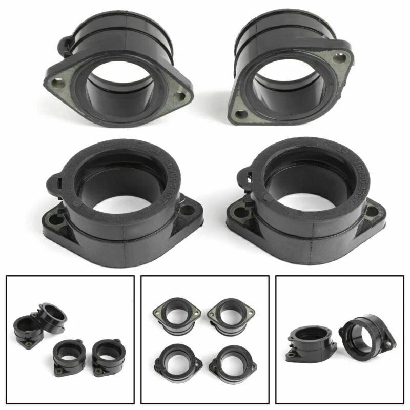 Rubber Throttle Body Intake Manifold Boot for Kawasaki GPZ ZRX 1100 1200 (1990–2006)