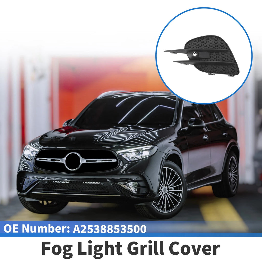 Front Left Fog Light Grill Replacement for Mercedes Benz GLC300 (2016–2019)