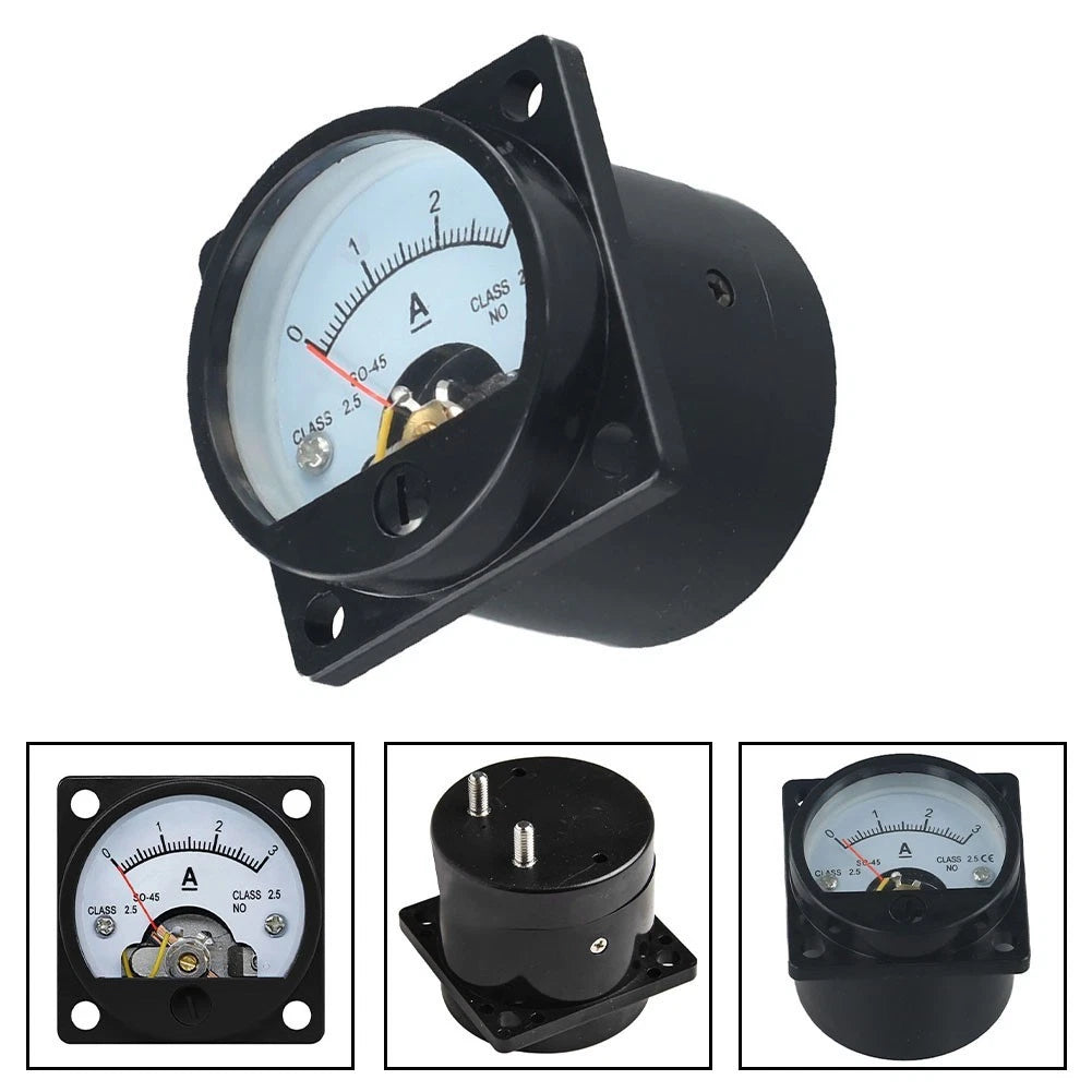 SO-45 DC Ammeter 3A Analog Panel Meter for Industrial Use