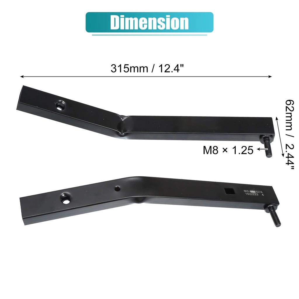 2X Radiator Insulator Mount Bracket for Audi S4 (2010–2016)