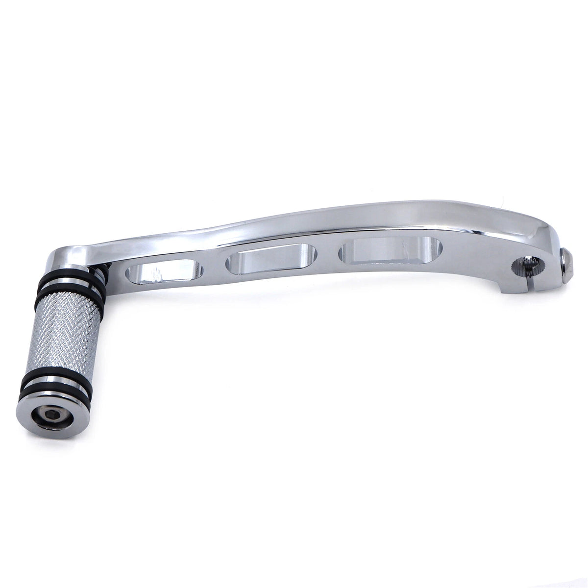 Chrome Foot Shift Lever with Shifter Peg for Harley Dyna FLD FXD FXDF (1991–2017)