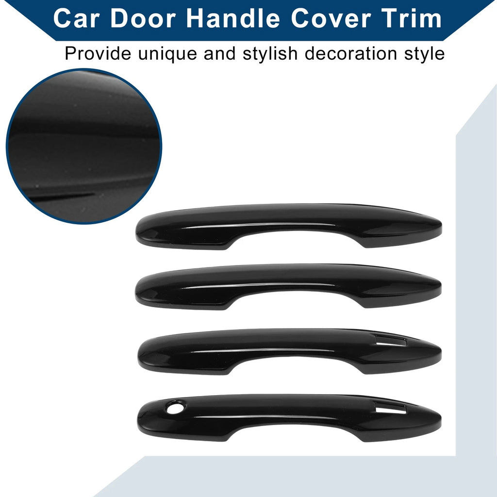Smart Door Handle Cover Trim Replacement for Toyota Camry 2018–2024 Black