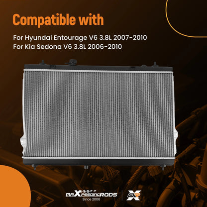 Aluminum Core Radiator for Hyundai Entourage/Kia Sedona 2006–2010 DPI2898