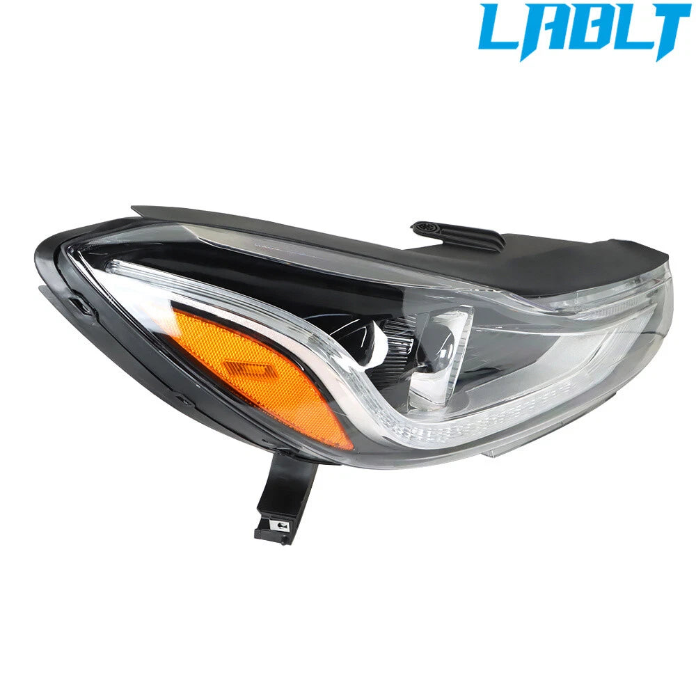 Right Side Headlight Assembly Halogen w/LED DRL for Chevy Trax (2017–2019)