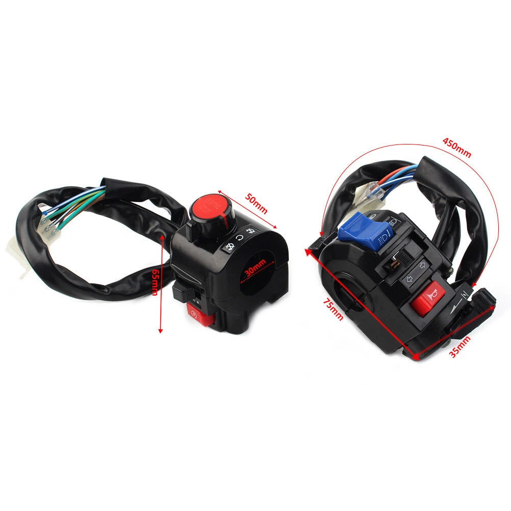 7/8" Handlebar Switch Control Assembly for Motorcycle