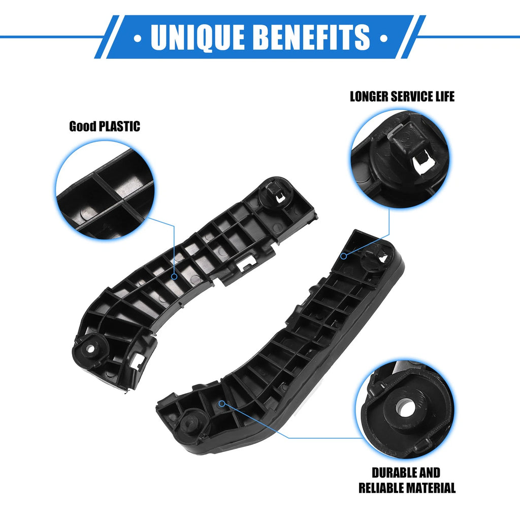 Bumper Brackets Support Covers Front Pair for Toyota Camry (2005–2015)