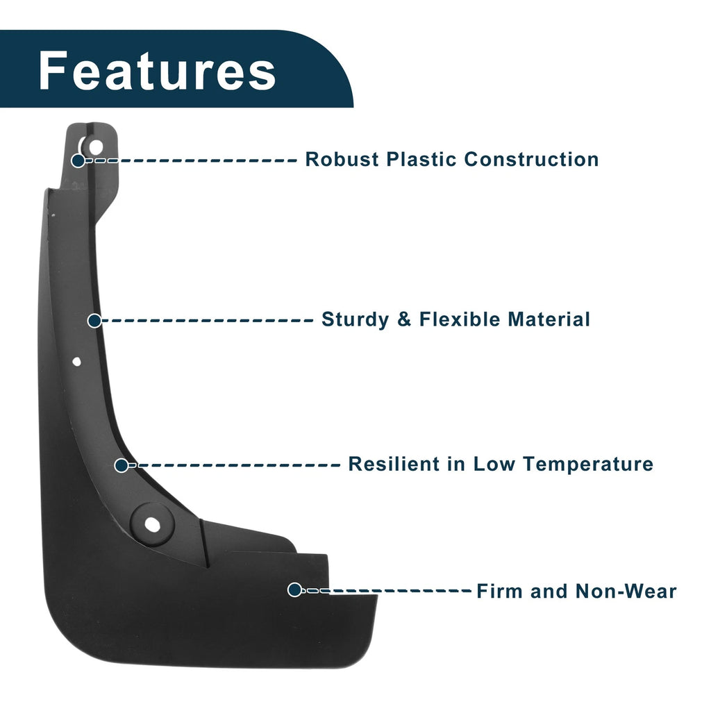 Set of 2 Mud Flaps Splash Guards for MG HS (2018–2024)