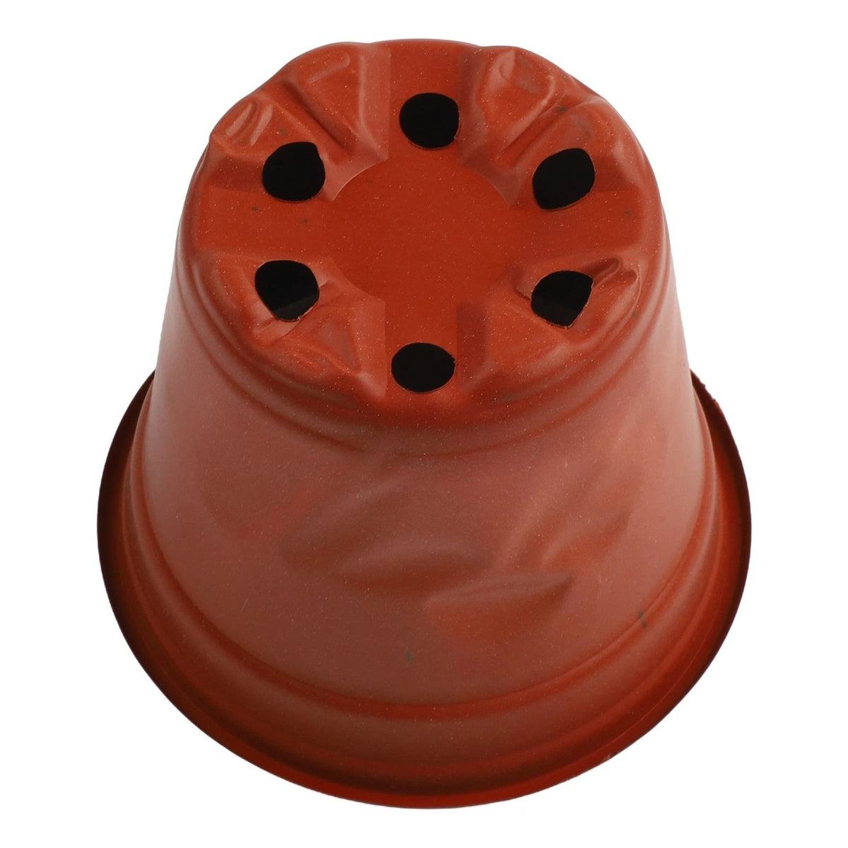 Set of 100 Round Plastic Flower Pots for Sustainable Gardening