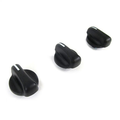3Pcs A/C Heater Fan Control Switch Dash Knob for Jeep Wrangler TJ (1997–2006)