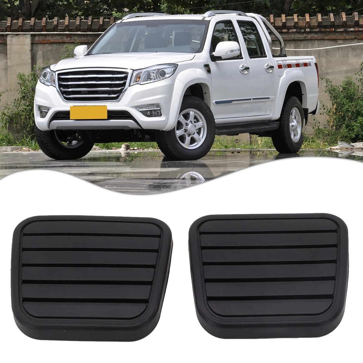 Rubber Brake Pedal Pad for Quick Installation (Universal Fit)