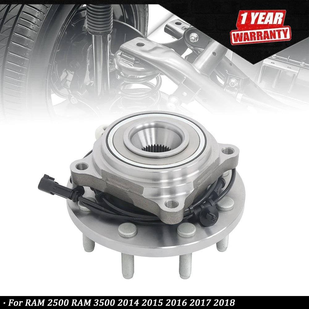 Front Wheel Bearing Hub Assembly for RAM 2500 3500 (2014–2018)